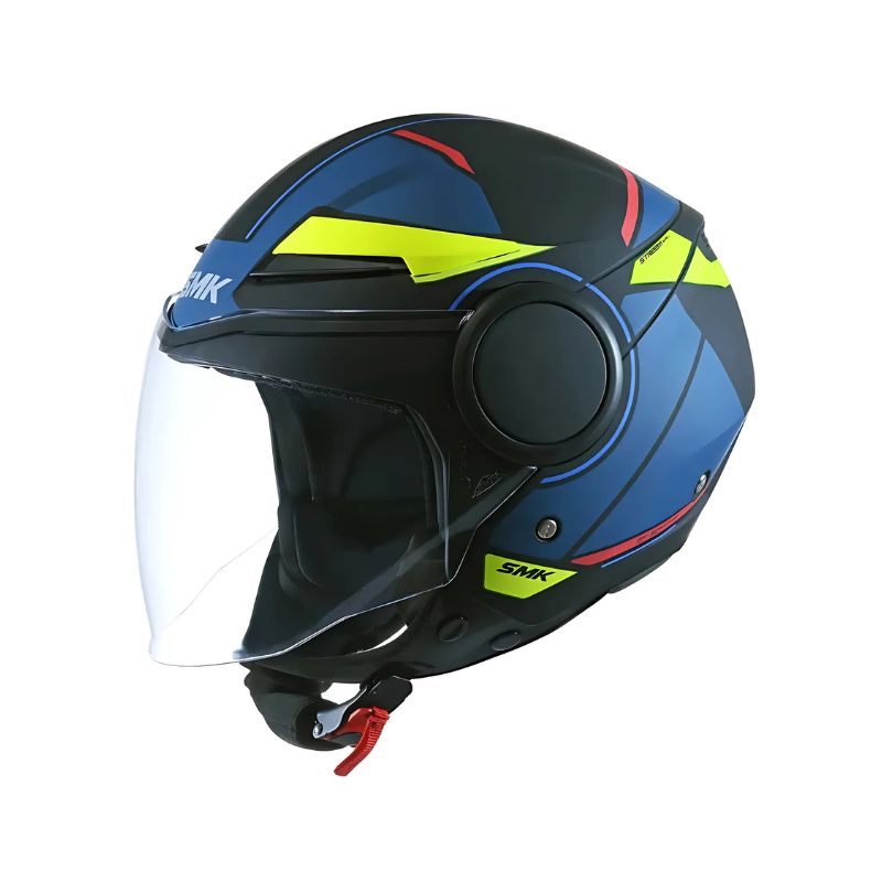 CASCO SMK STREEM KOMPLEX GRIS AZUL
