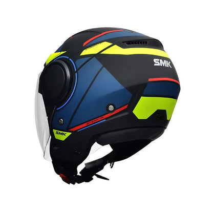 CASCO SMK STREEM KOMPLEX GRIS AZUL