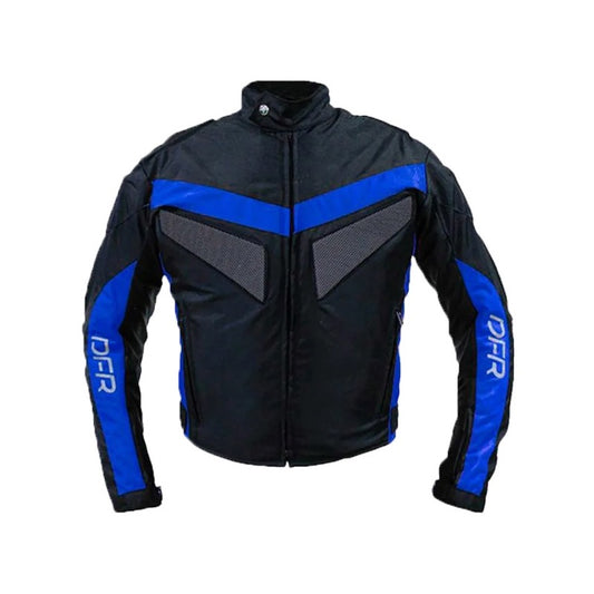 CHAQUETA DFR ANTIFRICCION RACING AZUL