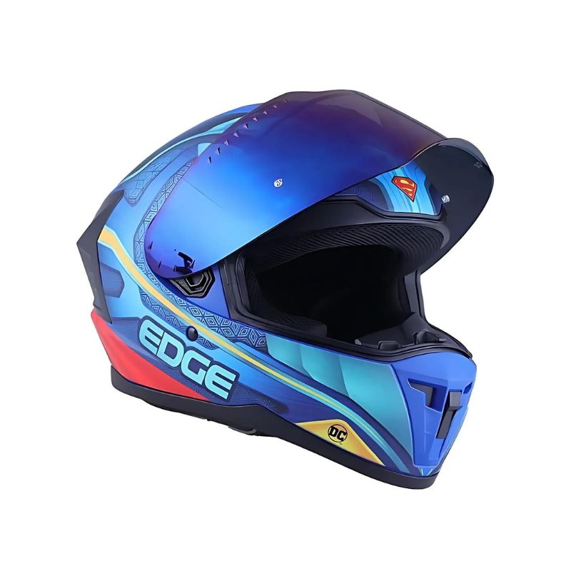 CASCO EDGE EXTREME SUPERMAN AZUL