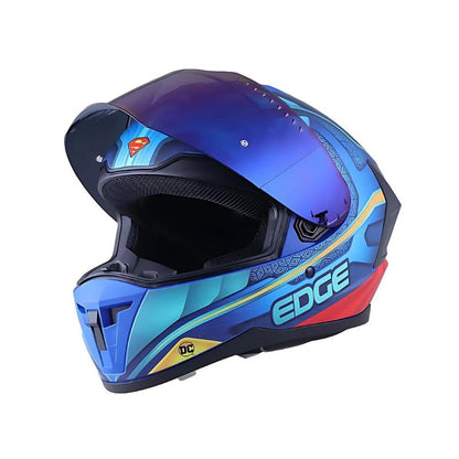 CASCO EDGE EXTREME SUPERMAN AZUL