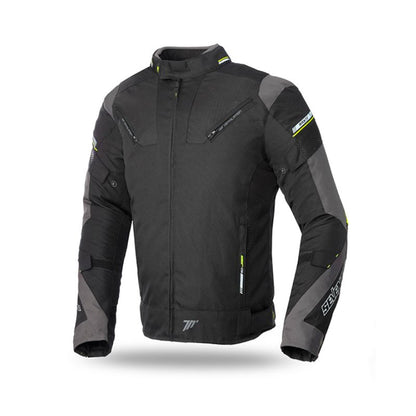 CHAQUETA SEVENTY SD-JR69 NEGRA AMARILLO NEON