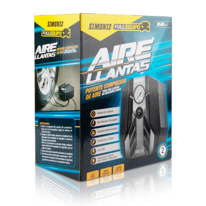 COMPRESOR AIRE LLANTAS FULLEQUIPO SIMONIZ