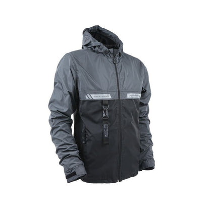 CORTAVIENTO PIGMALION GRIS NEGRO MASCULINO
