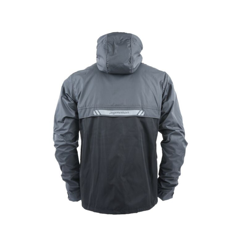 CORTAVIENTO PIGMALION GRIS NEGRO MASCULINO
