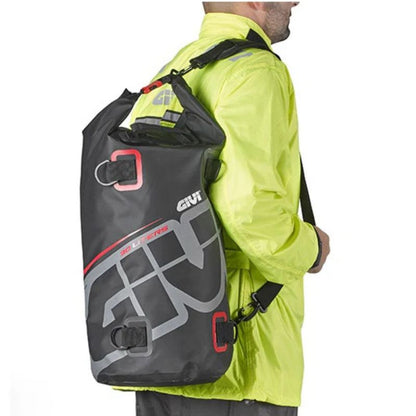DRYBAG GIVI GRIS ROJA IMPERMEABLE 30LT