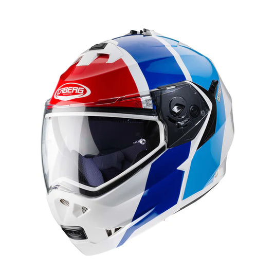 CASCO CABERG DUKE II IMPACT BLANCO ROJO AZUL