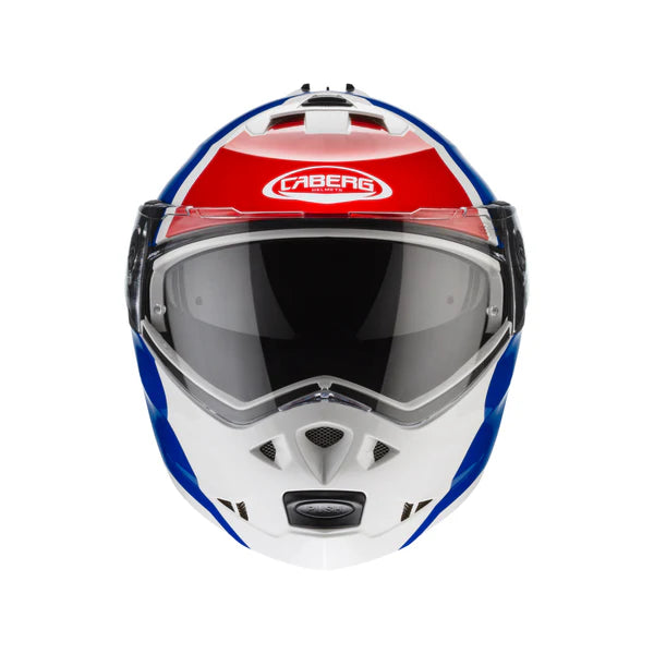 CASCO CABERG DUKE II IMPACT BLANCO ROJO AZUL