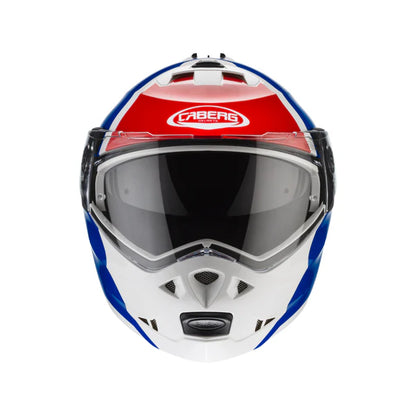 CASCO CABERG DUKE II IMPACT BLANCO ROJO AZUL