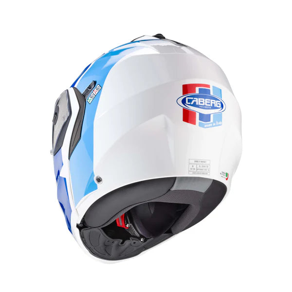 CASCO CABERG DUKE II IMPACT BLANCO ROJO AZUL