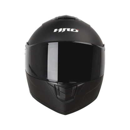 CASCO HRO HRO-3480DV SOLID MATE NEGRO VISOR HUMO
