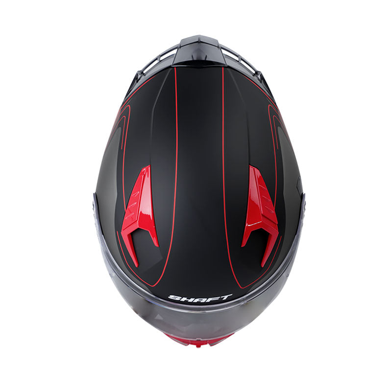 CASCO SHAFT SH-526SP BLEEP MATE NEGRO ROJO SM