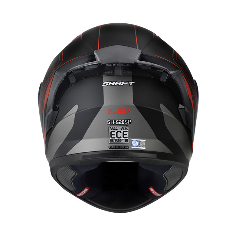 CASCO SHAFT SH-526SP BLEEP MATE NEGRO ROJO SM