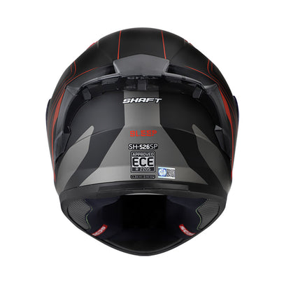 CASCO SHAFT SH-526SP BLEEP MATE NEGRO ROJO SM