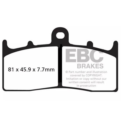PASTILLA DE FRENO EBC FA294HH