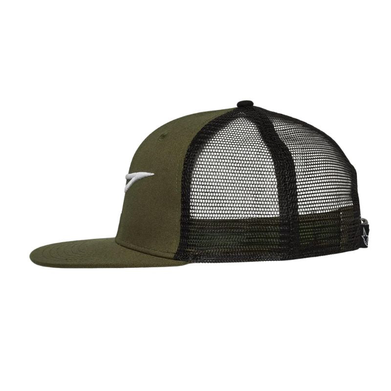 GORRA ALPINESTARS CORP TRUCKER VERDE NEGRA