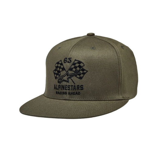 GORRA ALPINESTARS DOUBLE CHECK MILI NEGRO