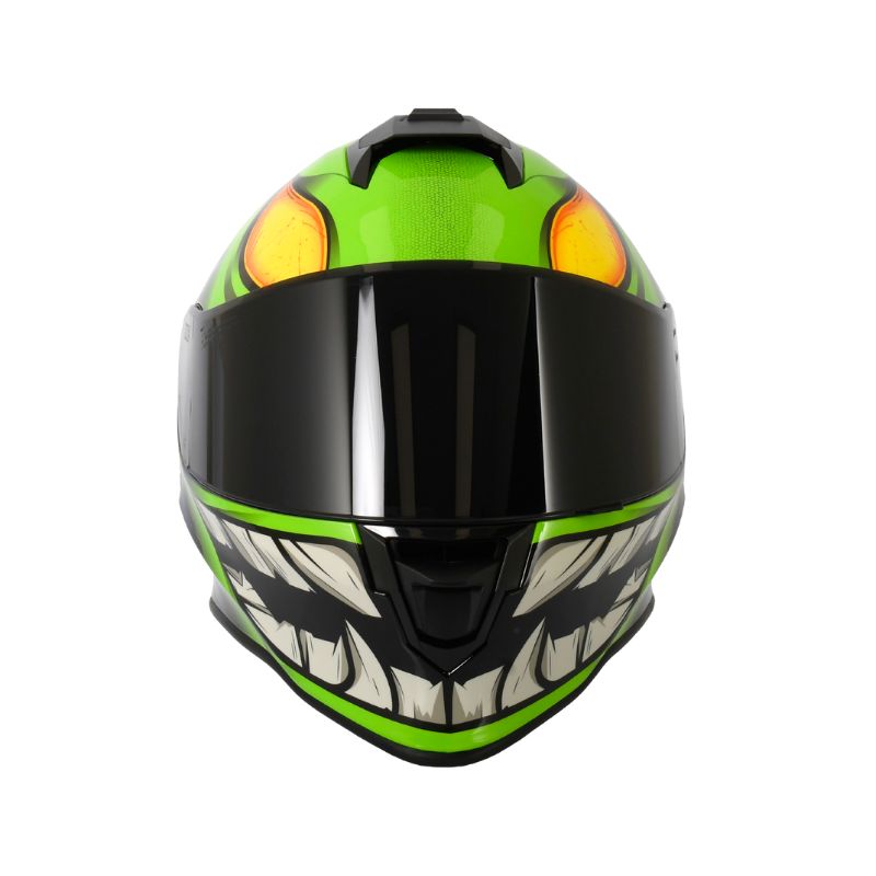 CASCO X-SPORTS V151 GOBLIN VERDE MORADO VISOR HUMO