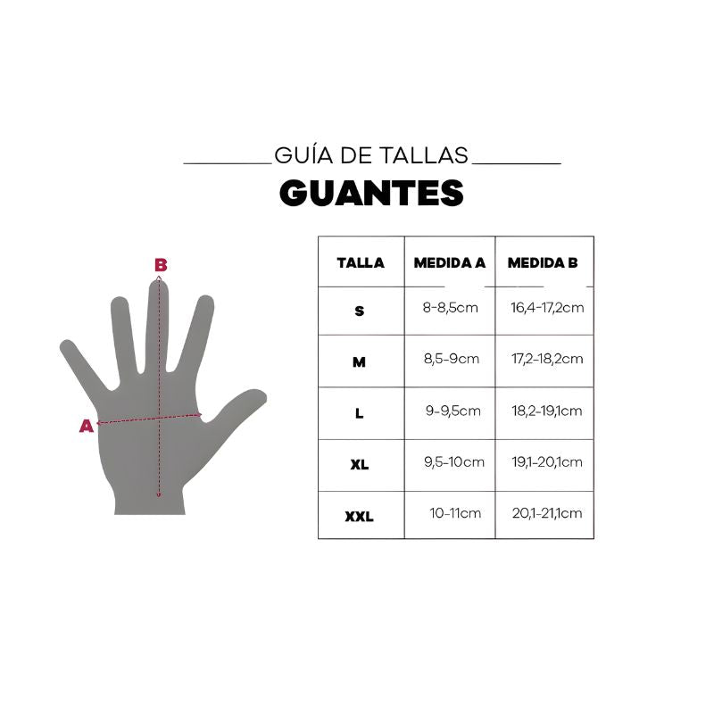 GUANTES BULLET 270RT NEGRO