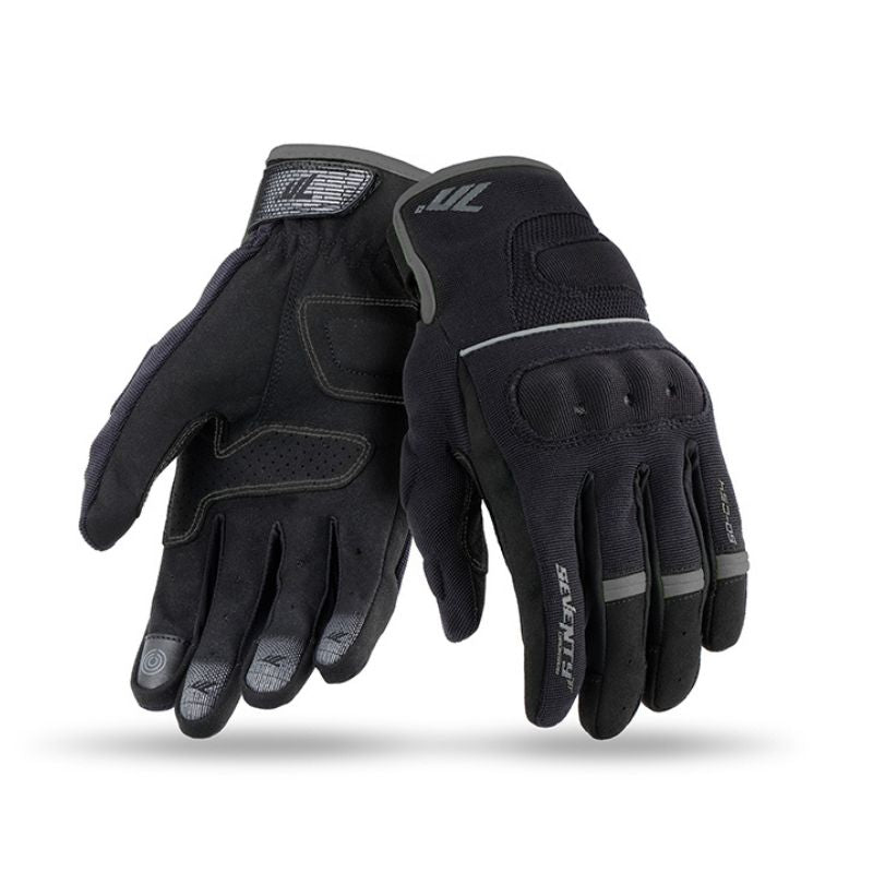 GUANTES SEVENTY SD-C54 NEGRO GRIS