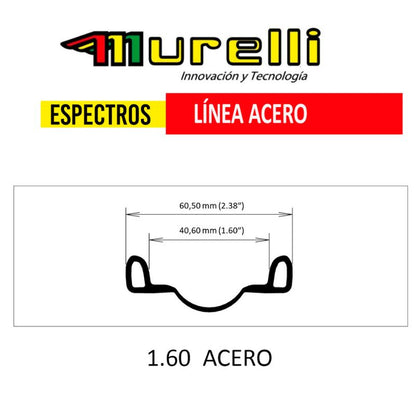 RIN MURELLI 160X17 HIERRO NEGRO