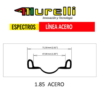 RIN MURELLI 185X17 HIERRO NEGRO