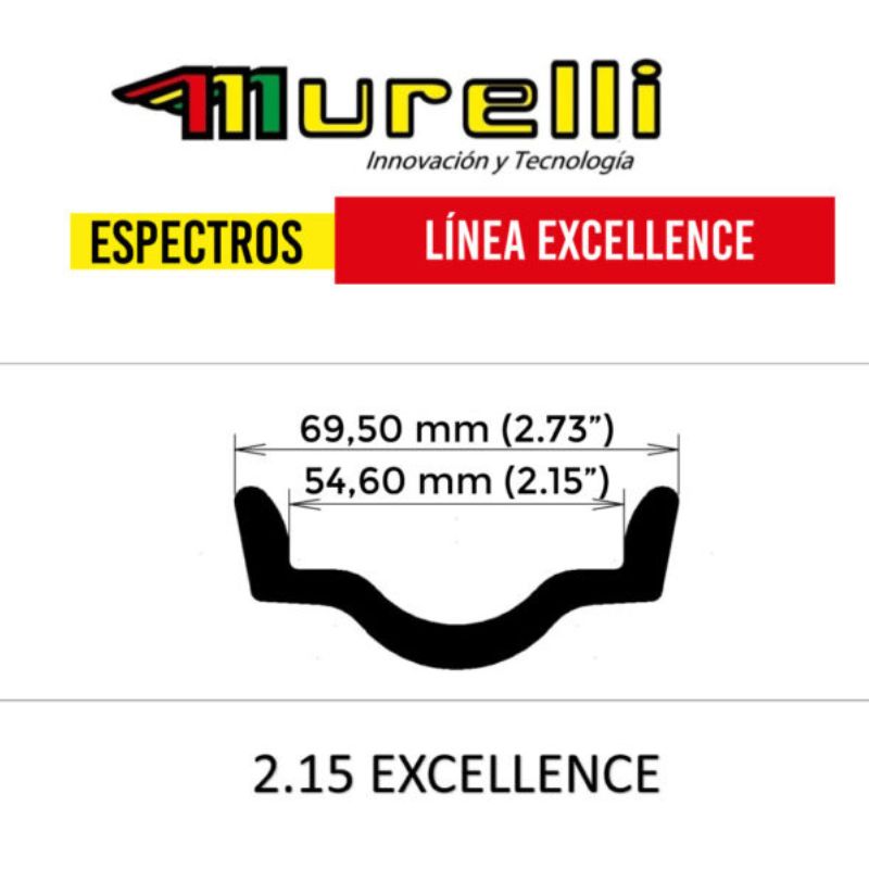 RIN MURELLI 215X18 EXCELLENCE NEGRO