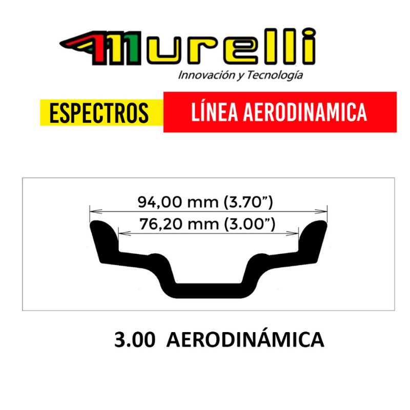 RIN MURELLI 300X17 AERO NEGRO