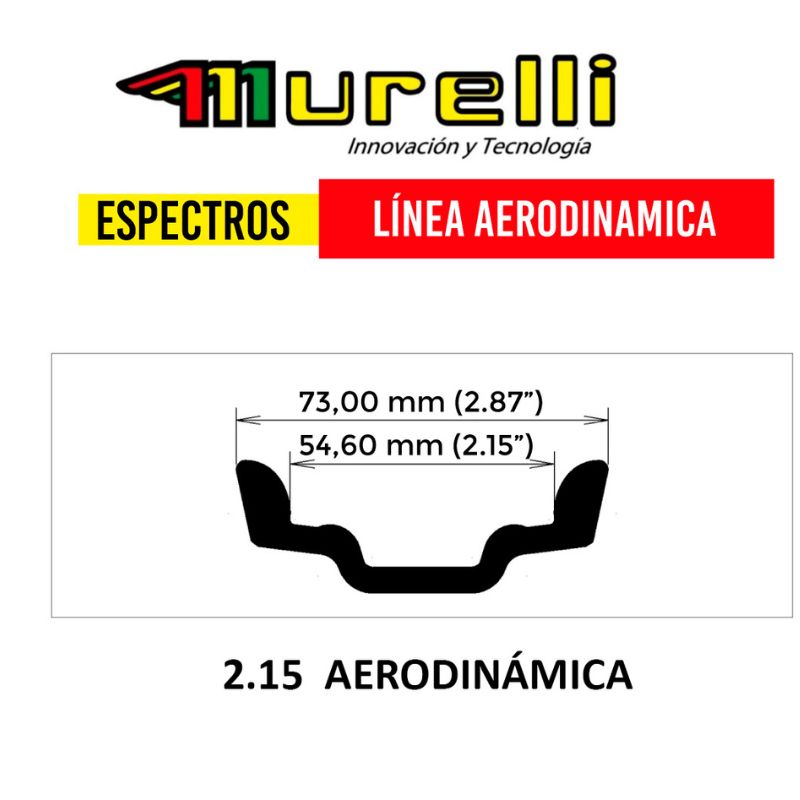 RIN MURELLI 215X19 AERO NEGRO