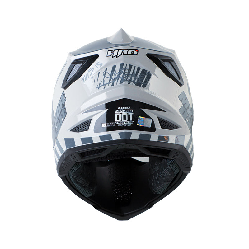 CASCO HRO HRO-MX03 SCRIBBLE GRIS GRIS