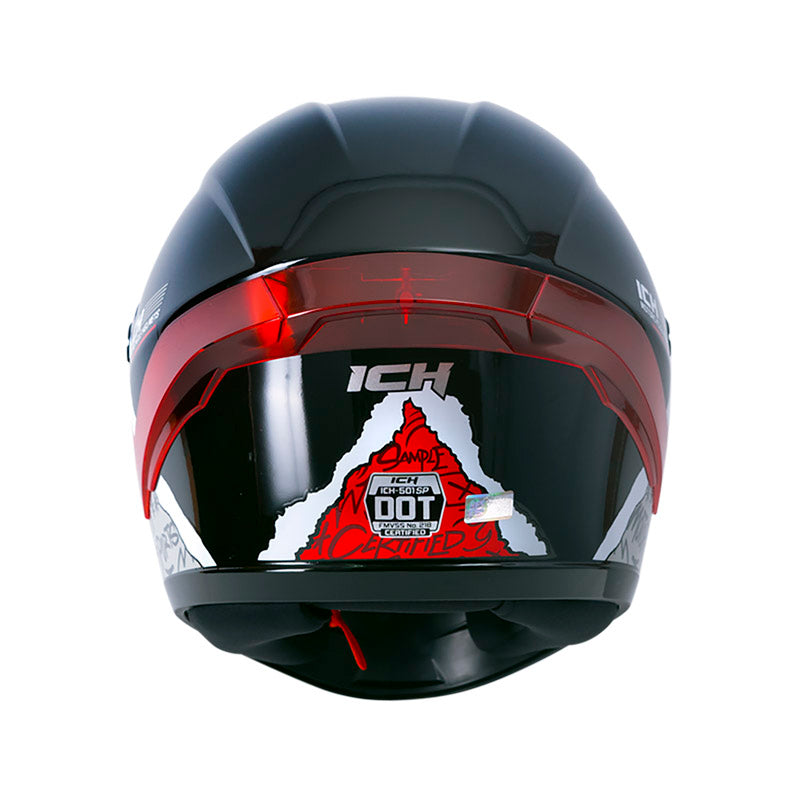 CASCO ICH ICH-501SP SAMPLE NEGRO ROJO