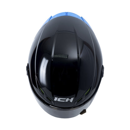 CASCO ICH ICH-501SP SAMPLE NEGRO AZUL VISOR HUMO