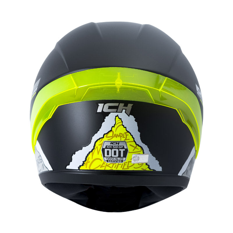 CASCO ICH ICH-501SP SAMPLE MATE NEGRO AMARILLO NEON HUMO
