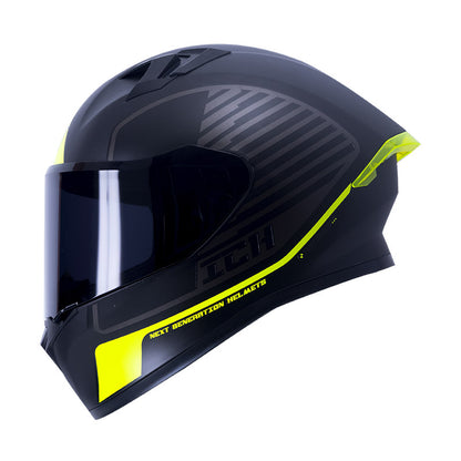 CASCO ICH ICH-503SP STREETLINE MATE NEGRO AMARILLO NEON HUMO
