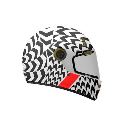 CASCO MT JARAMA PSYCHO BLANCO