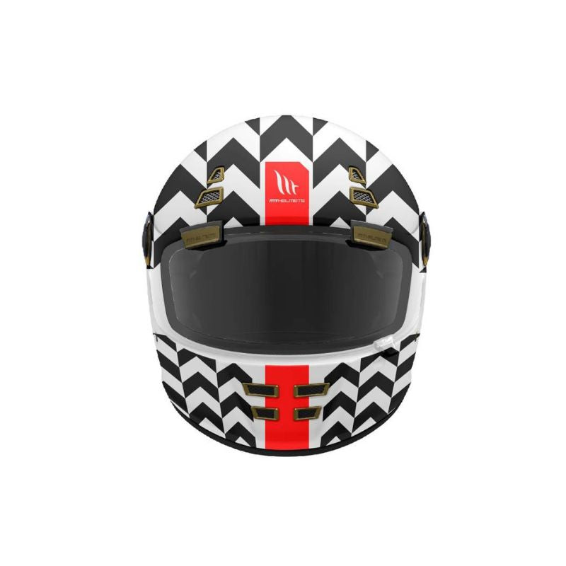 CASCO MT JARAMA PSYCHO BLANCO