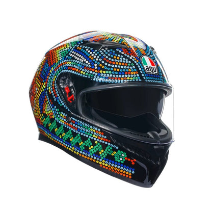 CASCO AGV K3 ROSSI WINTER TEST 2018