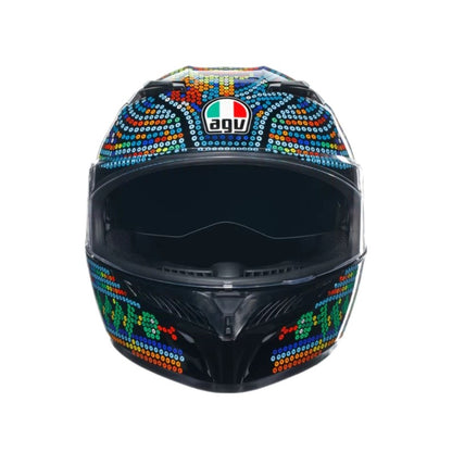 CASCO AGV K3 ROSSI WINTER TEST 2018