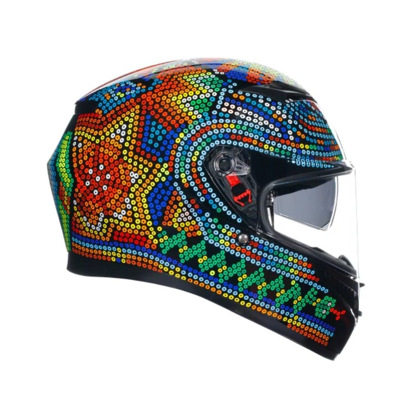 CASCO AGV K3 ROSSI WINTER TEST 2018