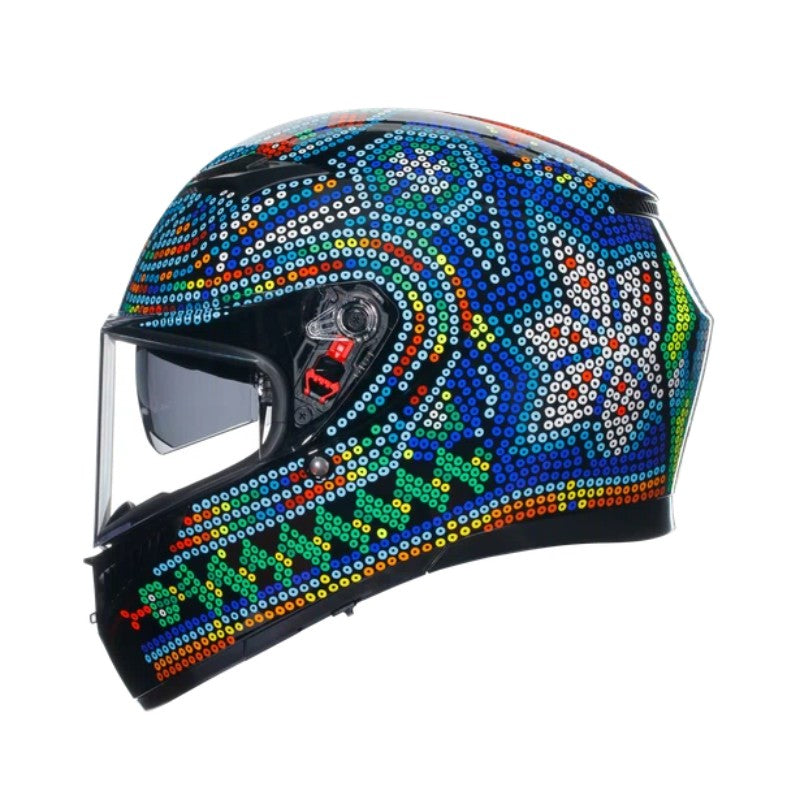 CASCO AGV K3 ROSSI WINTER TEST 2018