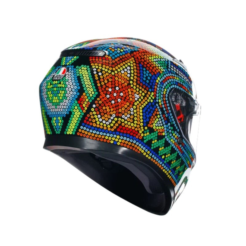 CASCO AGV K3 ROSSI WINTER TEST 2018