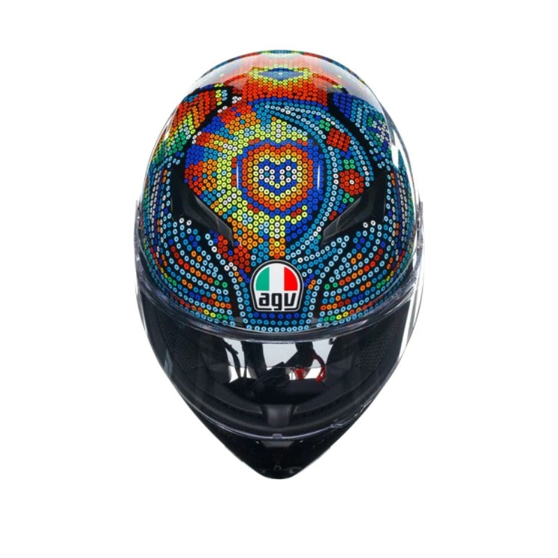 CASCO AGV K3 ROSSI WINTER TEST 2018