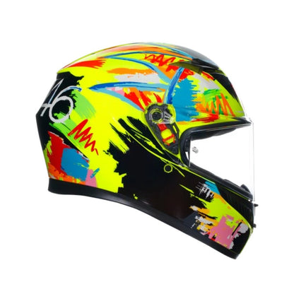 CASCO AGV K3 ROSSI WINTER TEST 2019