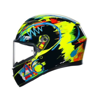 CASCO AGV K3 ROSSI WINTER TEST 2019