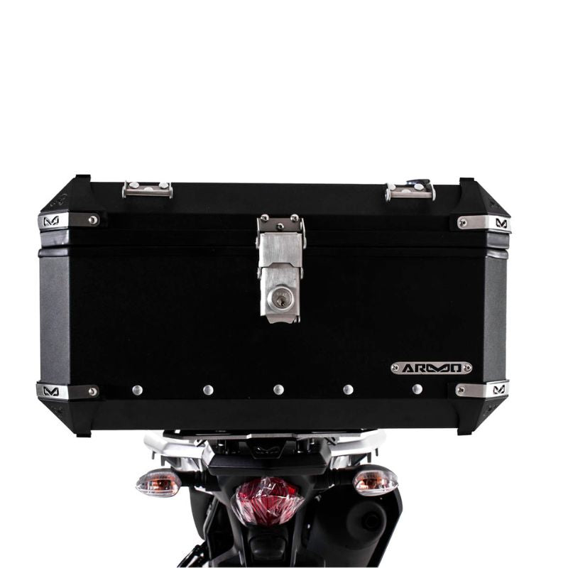 MALETERO ARMOPARTS ALUMINIO 56LT NEGRO