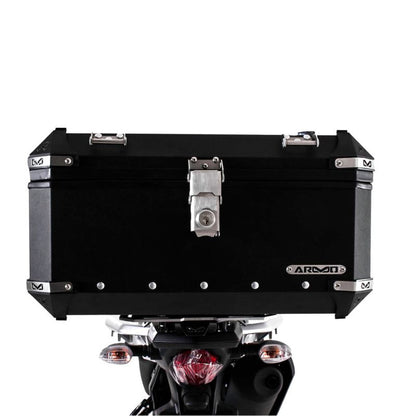 MALETERO ARMOPARTS ALUMINIO 56LT NEGRO