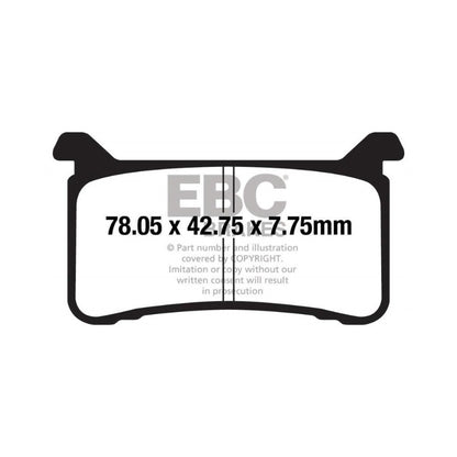 PASTILLA DE FRENO EBC FA700HH