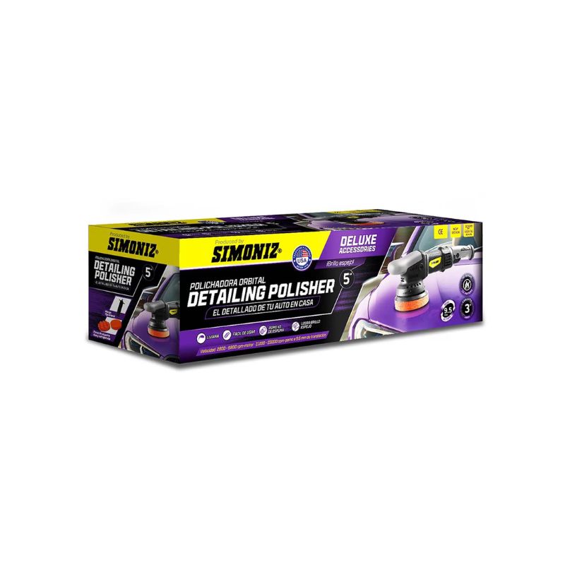 POLICHADORA ORBITAL SIMONIZ DETAILING POLISHER 5 PULGADAS