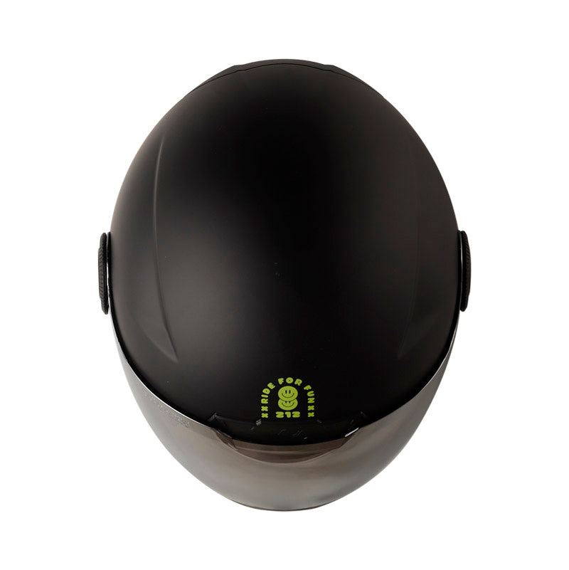 CASCO SHAFT SH-212 SOLID MATE NEGRO AMAERILLO NEON