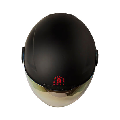 CASCO SHAFT SH-212 SOLID MATE NEGRO ROJO IRIDIUM